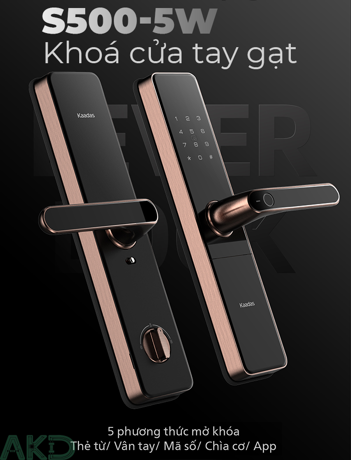 1111 - - Khóa cửa thông minh Kaadas S500-5W