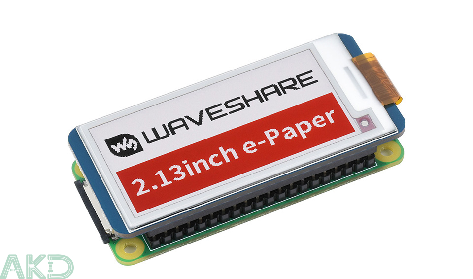 Màn hình e-ink HAT 2.13inch SPI