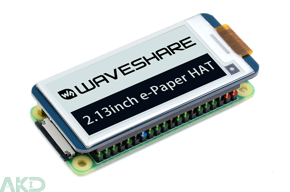 Màn hình e-ink 2.13inch SPI Raspberry Pi