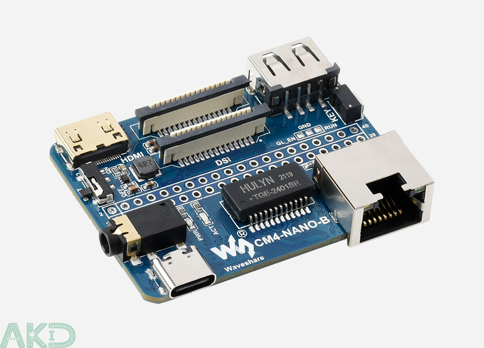 Bo mạch Nano Base (B) cho Raspberry Pi Compute Module 4