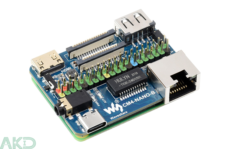 CM4 NANO B details 3 - - Bo mạch Nano Base (B) cho Raspberry Pi Compute Module 4