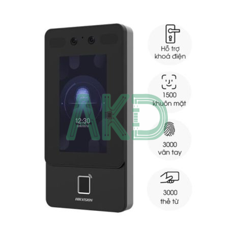 Máy chấm công nhận diện khuôn mặt Hikvision DS-K1T342MFWX