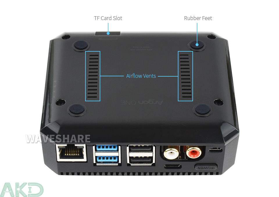 NanoSound One Raspberry Pi 4 Hi-Fi DAC Case 13 PI4 CASE NANOSOUND ONE details 13 - - NanoSound One Raspberry Pi 4 Hi-Fi DAC Case