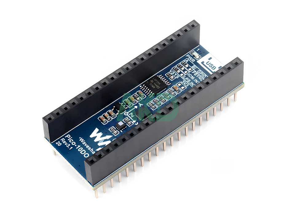 Mô-đun cảm biến IMU 10-DOF cho Raspberry Pi Pico, tích hợp chip ICM20948 và LPS22HB 5 Mô-đun cảm biến IMU 10-DOF cho Raspberry Pi Pico, tích hợp chip ICM20948 và LPS22HB