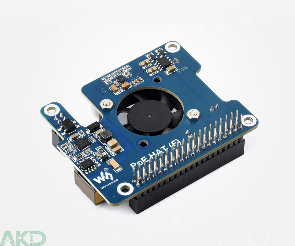 PoE HAT F Raspberry Pi 5 