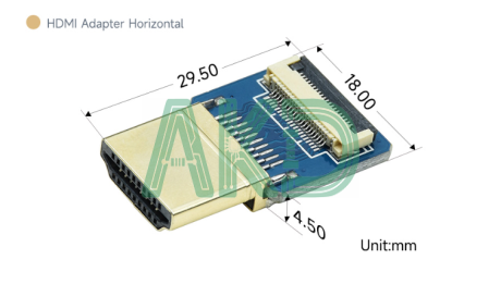 Cáp HDMI DIY: Bộ chuyển đổi HDMI dạng ngang