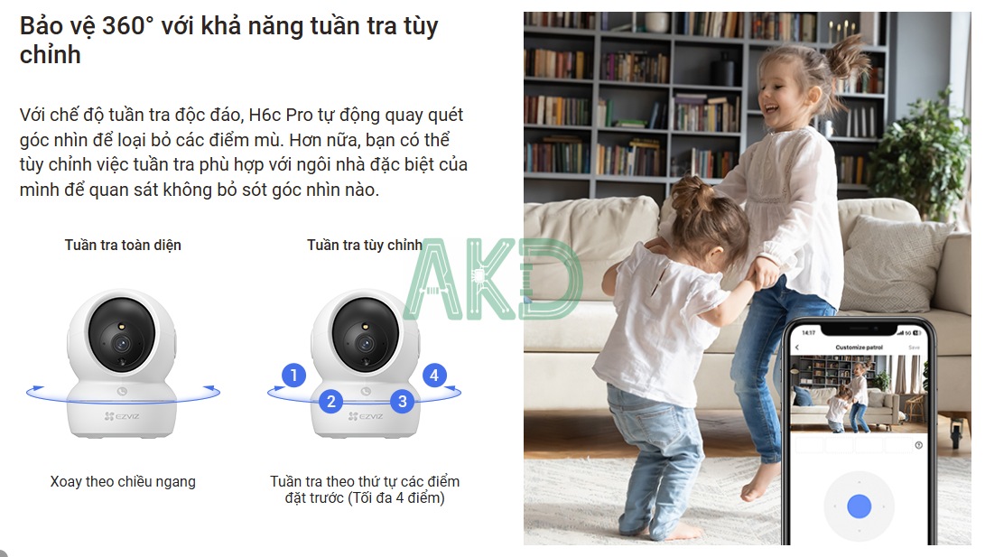 Screenshot 2025 12 08 150459 - - Camera WiFi quay quét EZVIZ H6C Pro 3K 5MP