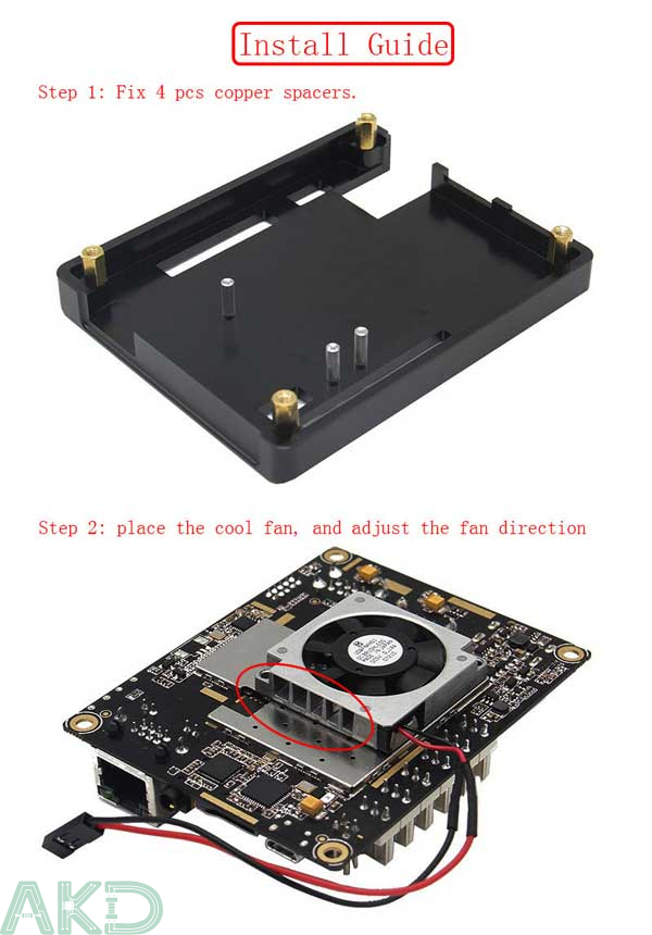 Vo nhom LattePanda V1 huong dan lap rap - - Vỏ hợp kim nhôm cho LattePanda V1.0