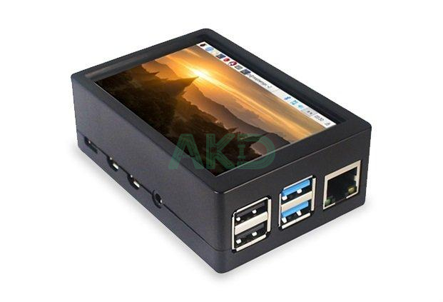 Vỏ nhựa K4B08 Raspberry Pi 4 chứa màn hình 3.5"
