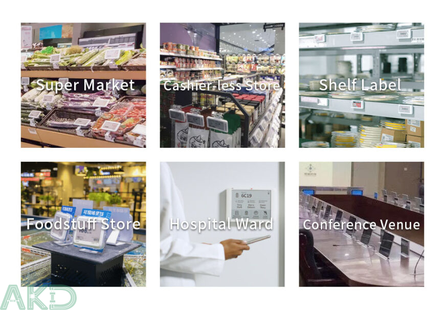 epaper app 870x606 1 - - Màn hình e-ink HAT (B) 2.13inch, 250x122 pixel, 3 màu Đỏ/Đen/Trắng, kết nối SPI