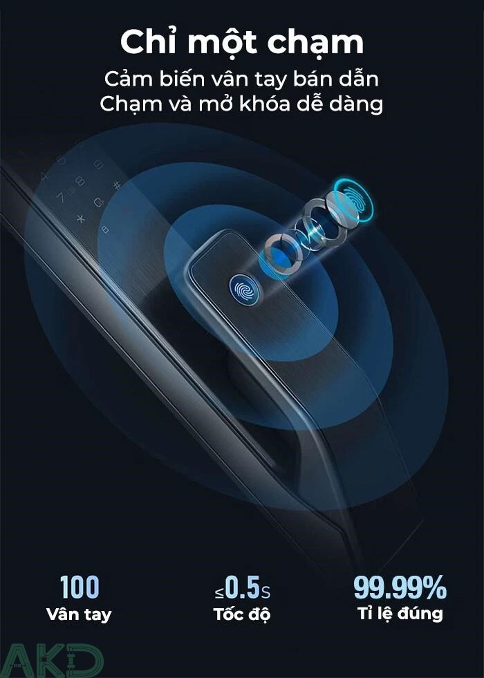 kaadas q3 b3 - - Khóa cửa thông minh Kaadas Q3