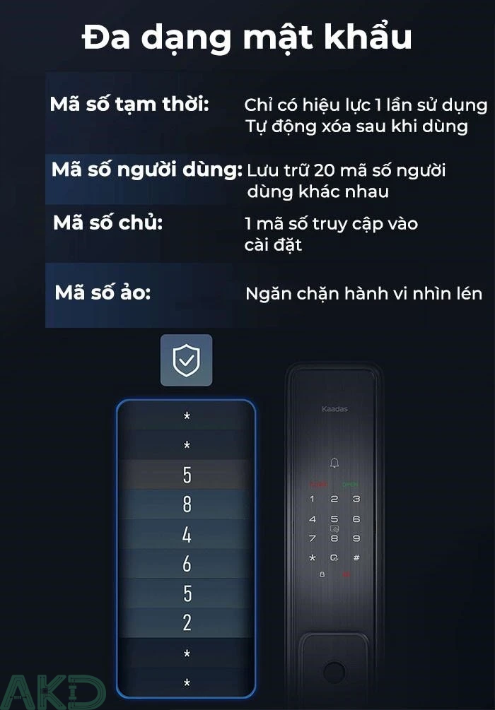 kaadas q3 b5 - - Khóa cửa thông minh Kaadas Q3