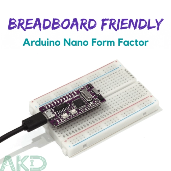 Maker Nano - Tương thích với Arduino Nano 8 maker nano breadboard 800x800 1 550x550 1 - - Maker Nano - Tương thích với Arduino Nano