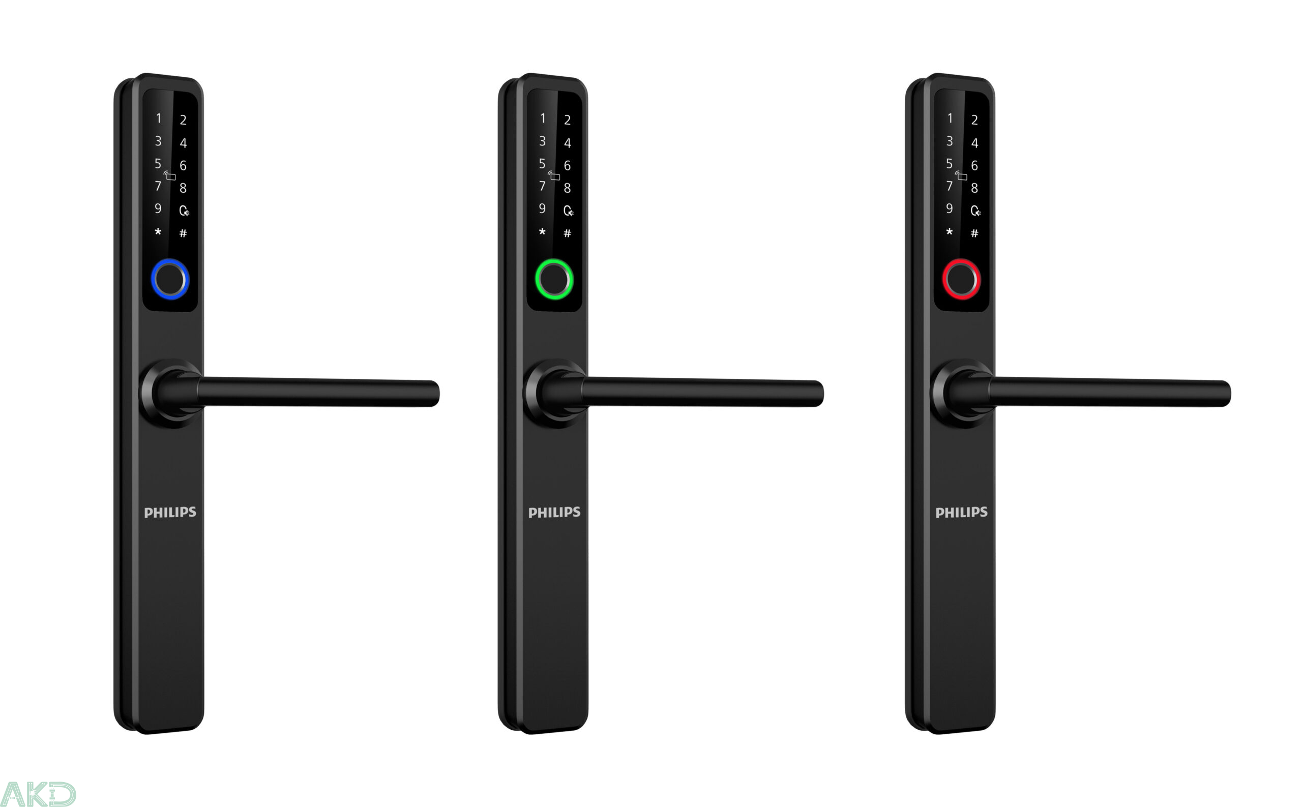 philips ddl608 5hws 2 scaled 1 - - Khóa cửa thông minh – Khóa cửa khung nhôm Philips DDL608-5HWS