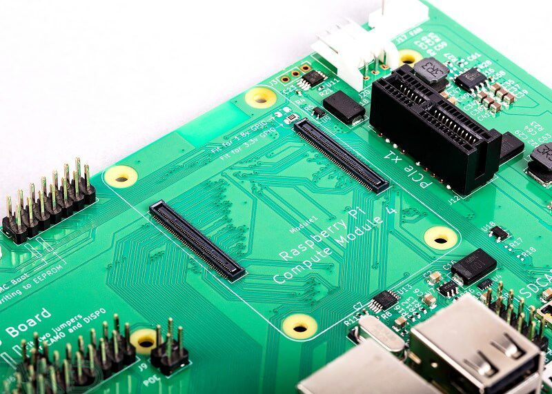 Bo mạch IO Raspberry Pi Compute Module 4 (CM4 IO Board) 6 raspberry pi compute module IO board 3 - - Bo mạch IO Raspberry Pi Compute Module 4 (CM4 IO Board)
