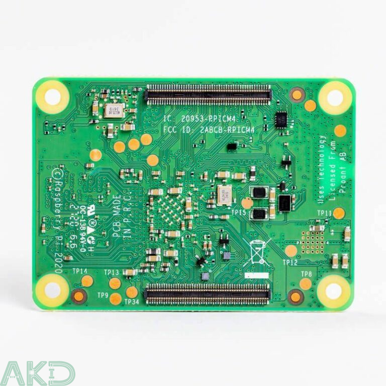 raspberrypi cm4 wireless 3 768x768 1 - - Raspberry Pi Compute Module 4 (CM4) Wireless