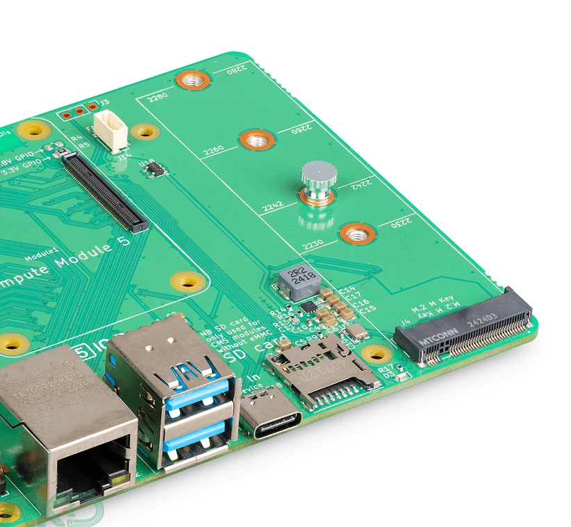 Bo mạch cho IO Raspberry Pi Compute Module 5 (CM5 IO Board) 6 rpi cm5 iob md2 - - Bo mạch cho IO Raspberry Pi Compute Module 5 (CM5 IO Board)
