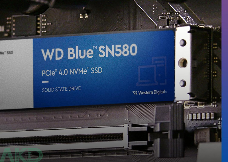 ssd wd sn580 04 - - SSD Western Digital Blue SN580 1TB PCIe Gen4 x4 NVMe M.2 WDS100T3B0E