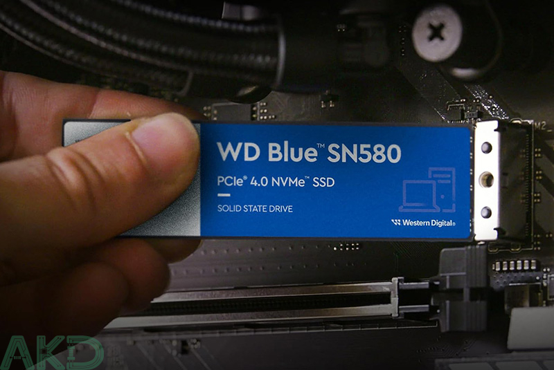 ssd wd sn580 05 - - SSD Western Digital Blue SN580 1TB PCIe Gen4 x4 NVMe M.2 WDS100T3B0E