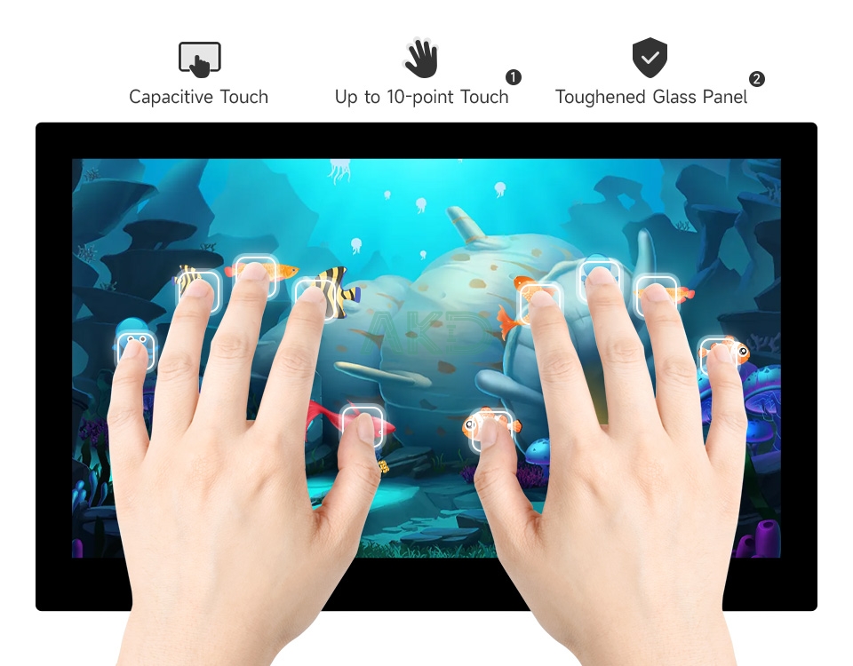 13.3inch DSI LCD details 11 - - Màn hình cảm ứng điện dung DSI 13.3 inch, 1920 × 1080 Pixel, IPS, Vỏ hợp kim nhôm