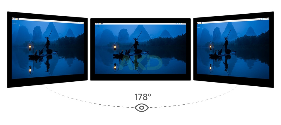 13.3inch DSI LCD details 9 - - Màn hình cảm ứng điện dung DSI 13.3 inch, 1920 × 1080 Pixel, IPS, Vỏ hợp kim nhôm
