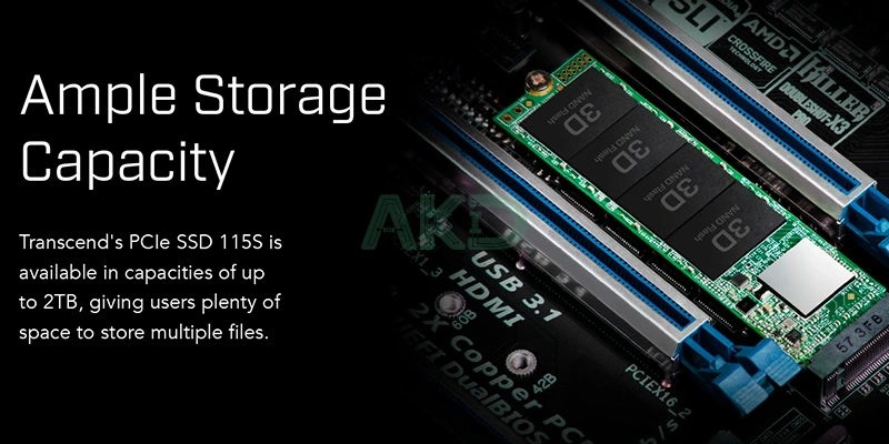 Cong nghe LDPC ECC cua O SSD Transcend 115S 250GB PCIe Gen3 x4 NVMe M.2 TS250GMTE115S - - Ổ SSD Transcend 115S 250GB PCIe Gen3 x4 NVMe M.2 TS250GMTE115S