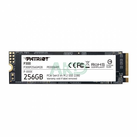Ổ SSD PATRIOT P300 256GB NVMe M.2 PCIe P300P256GM28