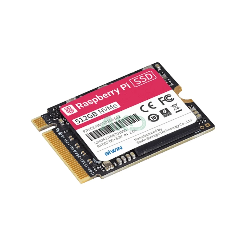 O SSD Raspberry Pi M.2 2230 NVMe 512 - - Ổ SSD Raspberry Pi M.2 2230 NVMe - 256/512 GB - Cài sẵn RPi OS
