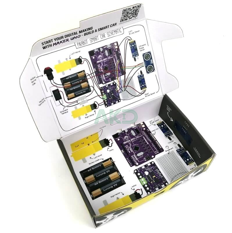 KIT PIKABOT 26 1 - - PikaBot - Ô tô dò đường thông minh