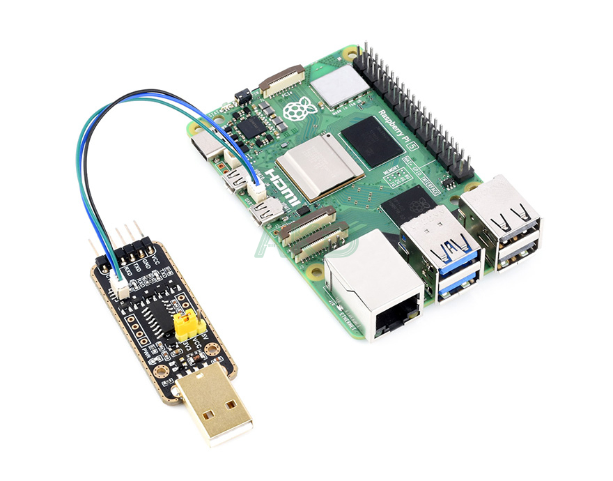 Pi UART Debugger details 2 - - Mạch gỡ lỗi USB sang UART cho Raspberry Pi 5