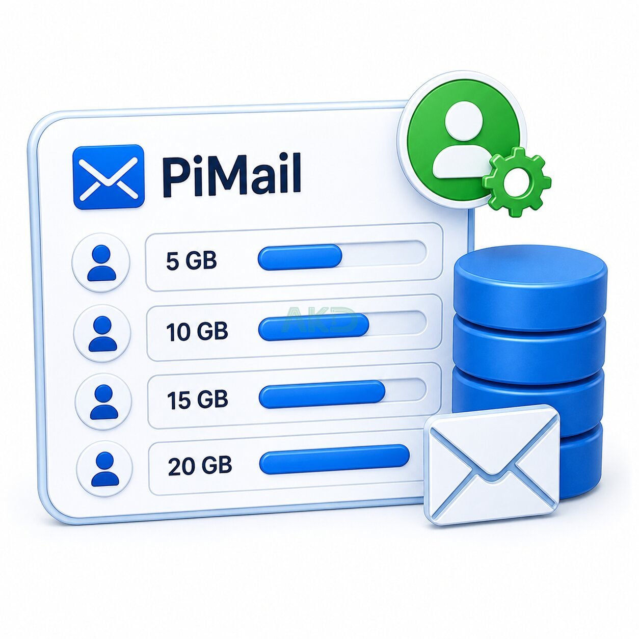 PiMail 2 Custom Storage - - PiMail - Giải pháp email riêng chuyên nghiệp