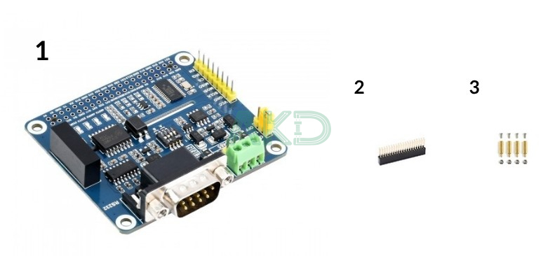 Marketing - - Mạch HAT RS232/RS485 cách ly cho Raspberry Pi