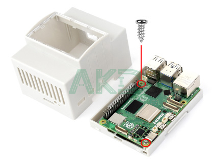 PI5 CASE DIN RAIL B details 15 3 - - Vỏ nhựa ABS DIN Rail Raspberry Pi 5