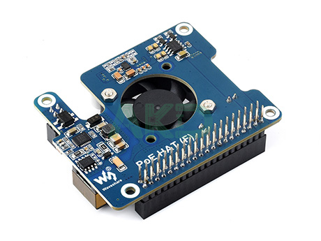 PoE HAT F 1 460 - - Vỏ nhựa ABS DIN Rail Raspberry Pi 5