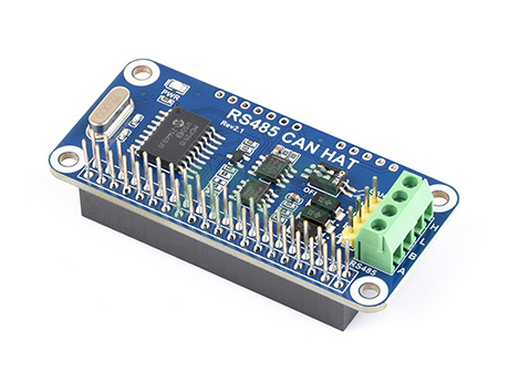 RS485 CAN HAT 1 460 - - Vỏ nhựa ABS DIN Rail Raspberry Pi 5
