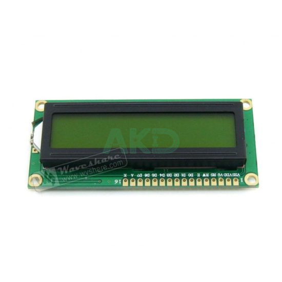 Trang chủ 105 Màn hình LCD 1602 3.3V đèn nền màu vàng